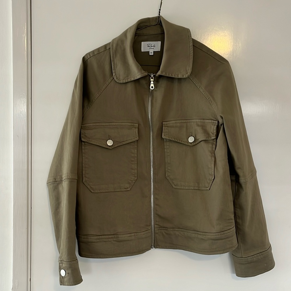 Rails Cheyenne Olive Denim Jacket - image 1
